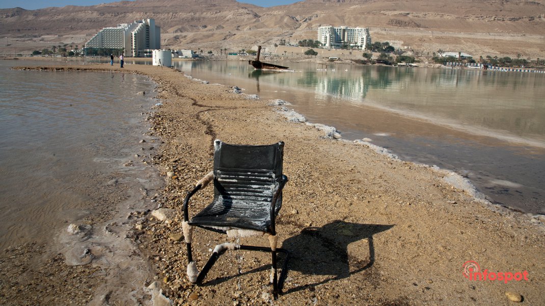 Фотография: Мертвое озеро - проблемы, уходит соль